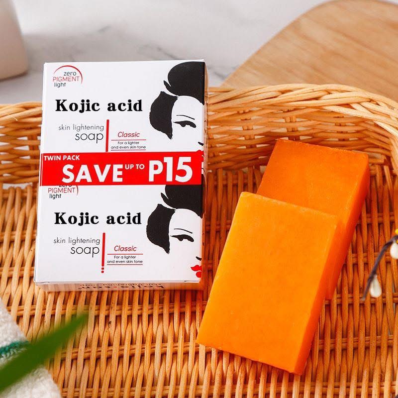 Kojic Acid Soap Body & Face Whitening Lightening Soap Dual Pack