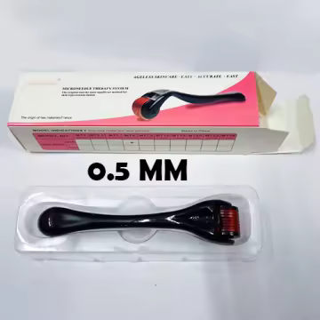 Derma Roller Micro Needle for Hair, Beard Growth and Facial Skin Therapy