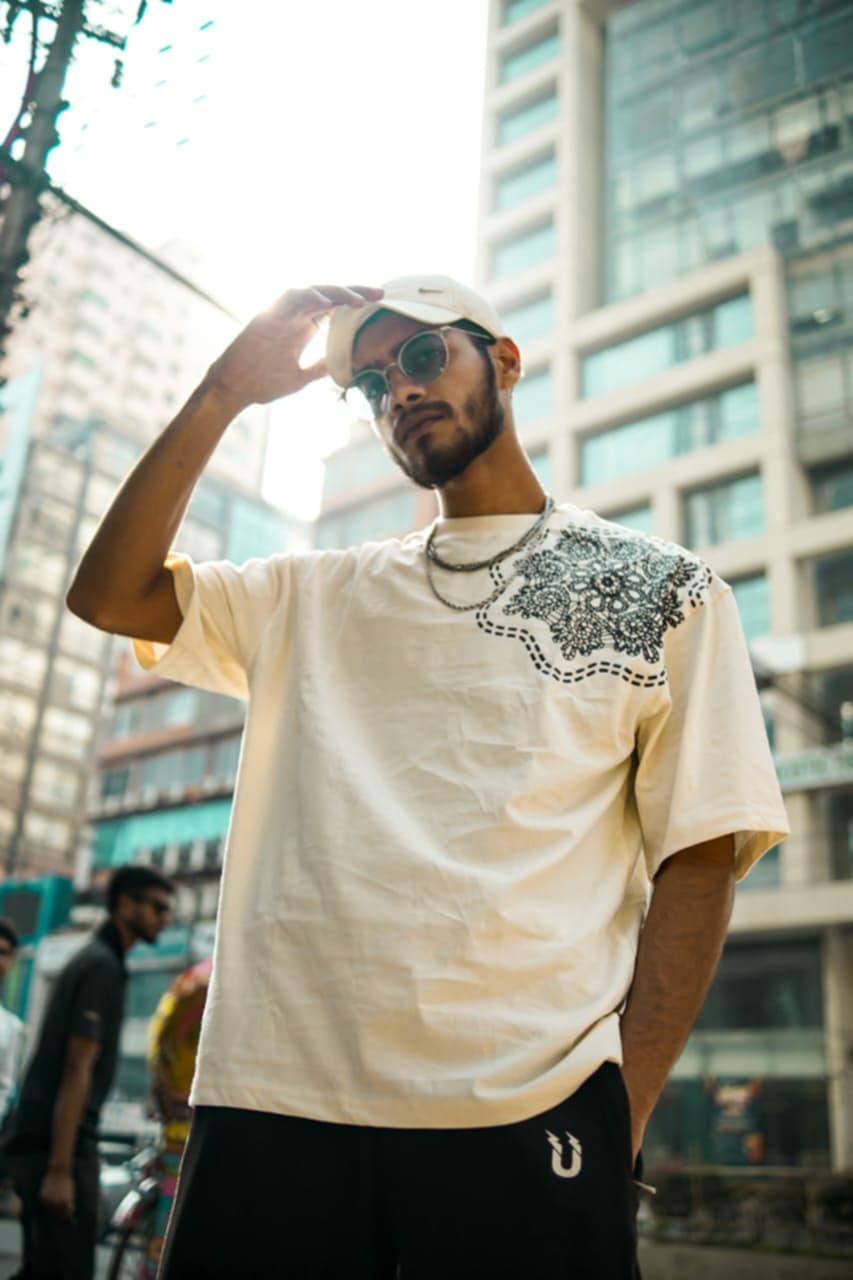 Drop sholder T-shirt