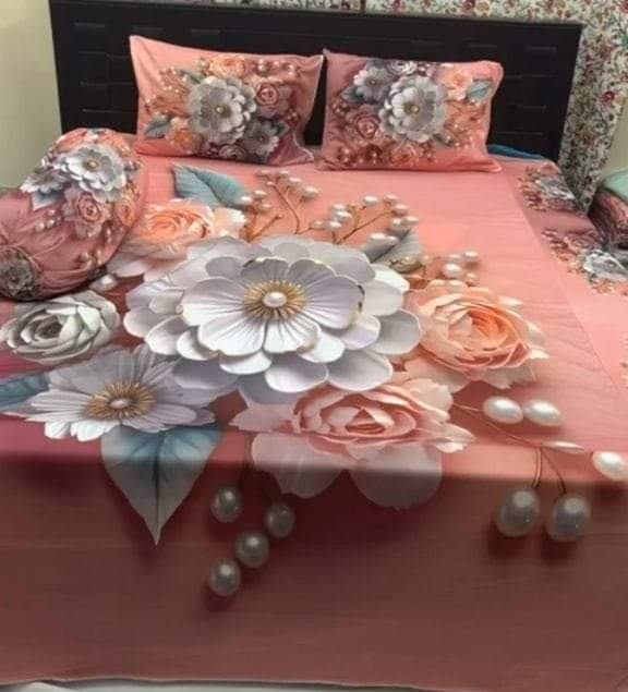 China premium 3D Design Bed Sheet