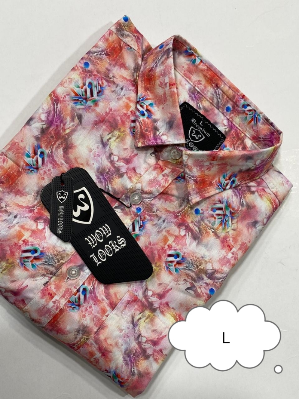 100% Premium Quality Full Sleeve Cotton Print Shirt