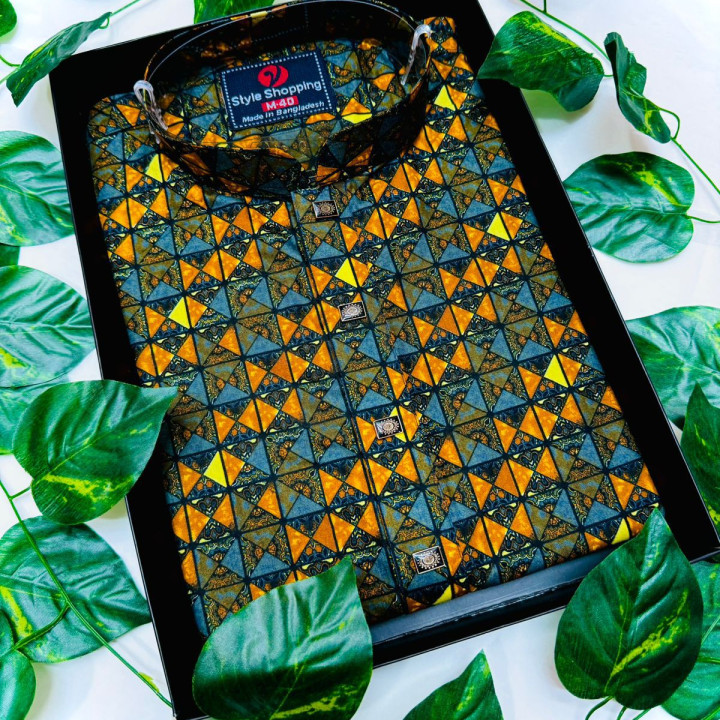 Luxury Print Cotton Panjabi