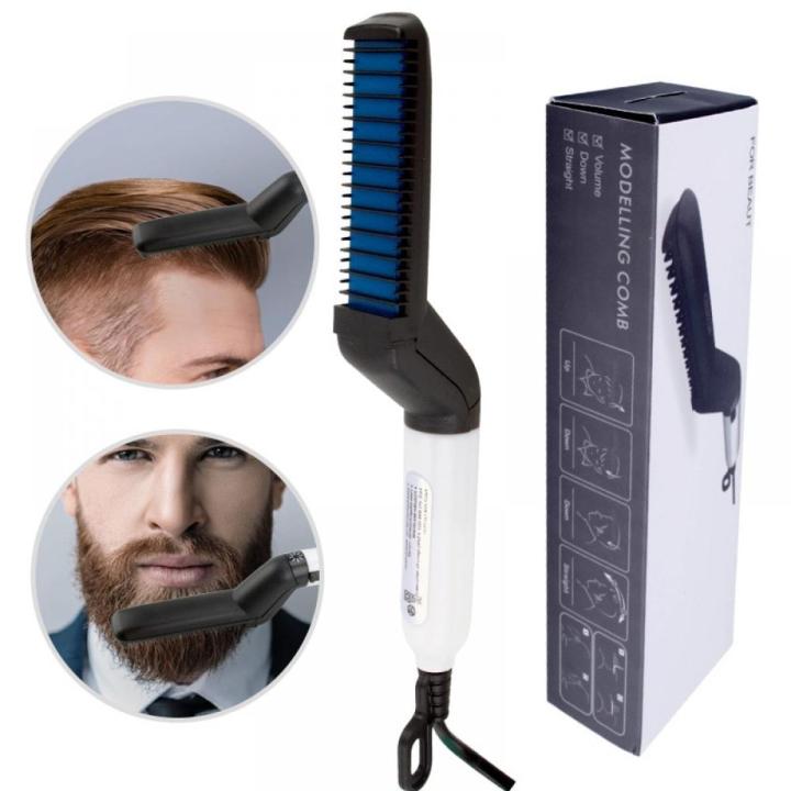 Men’s Beard & Hair Straightener Comb – Quick & Easy Grooming