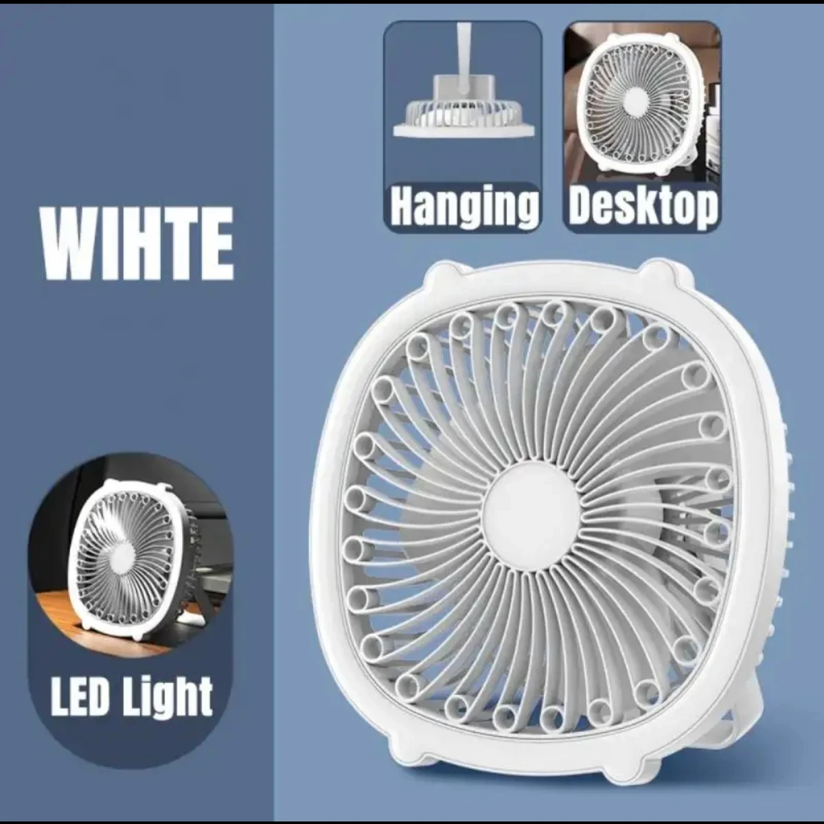 (Out Of Stock) Portable Desk Fan – USB Powered, Adjustable Speed, Compact & Quiet Cooling Fan