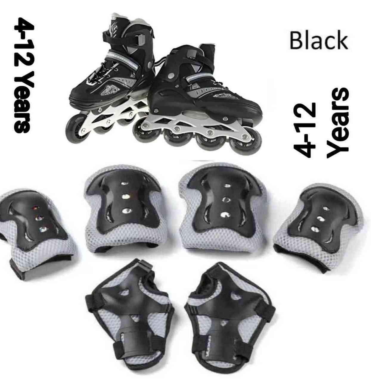 Skating shoe with safety guard for 4-12 years old boys