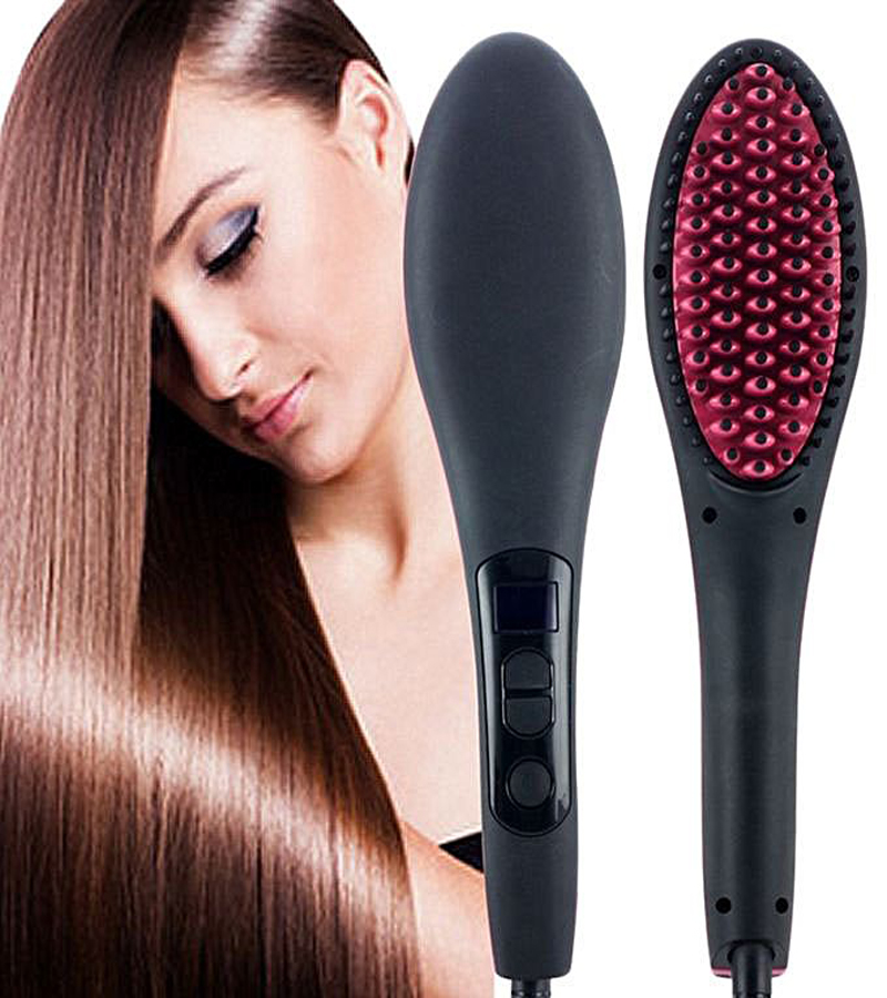 Simply Straight Hair Straightener Brush – Quick & Easy Styling