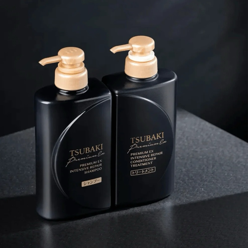 Shisedo TSUBAKI Premium EX Intensive Repair Shampoo & Conditioner each 490 ml