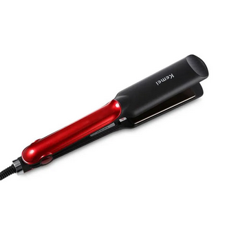 Kemei KM-531 Professional Hair Straightener – Black and Red