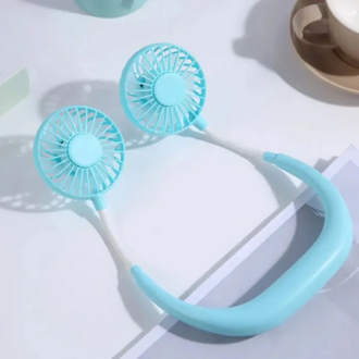 Neck Fan Portable 2000 mAh Rechargeable With USB (Neck Fan / Kitchen Fan / Sports Fan)