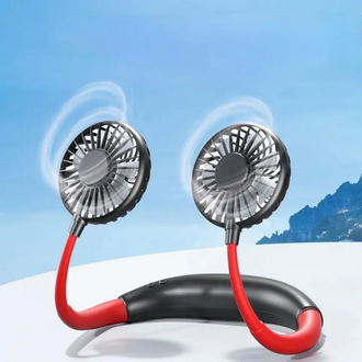 Neck Fan Portable 2000 mAh Rechargeable With USB (Neck Fan / Kitchen Fan / Sports Fan)