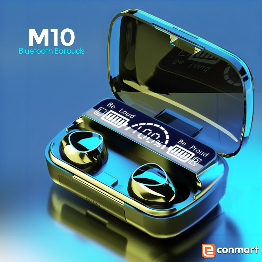 M10 tws Wireless Earphone Touch Bluetooth Earplug In Ear Stereo Sport Headsets cvc8.0 Digital Display