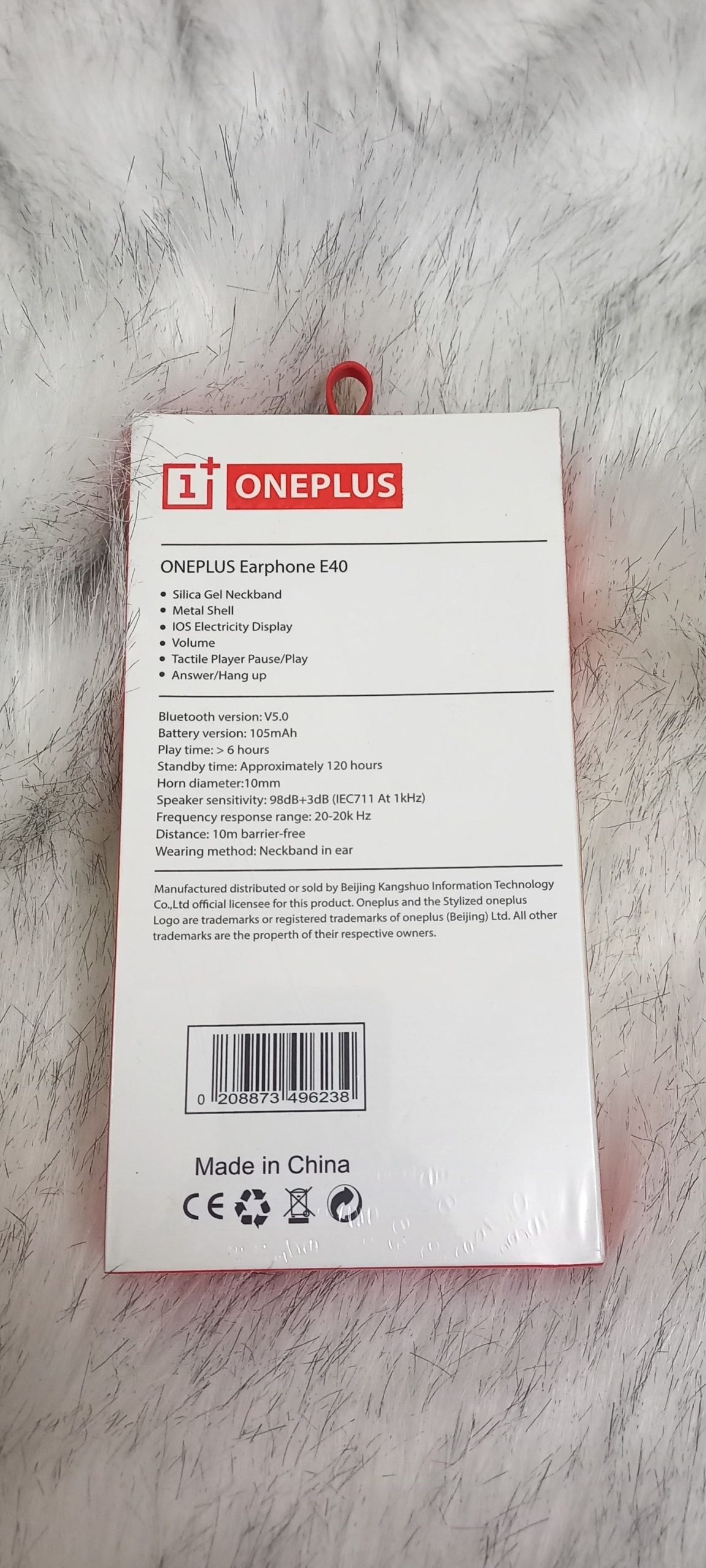 ONEPLUS E40 Neckband Earphone