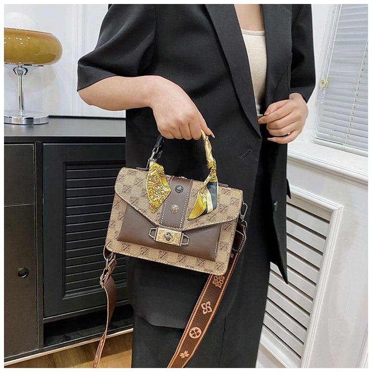 Trendy Fashionable Premium Quality Party Bag Code- DG13 Brown