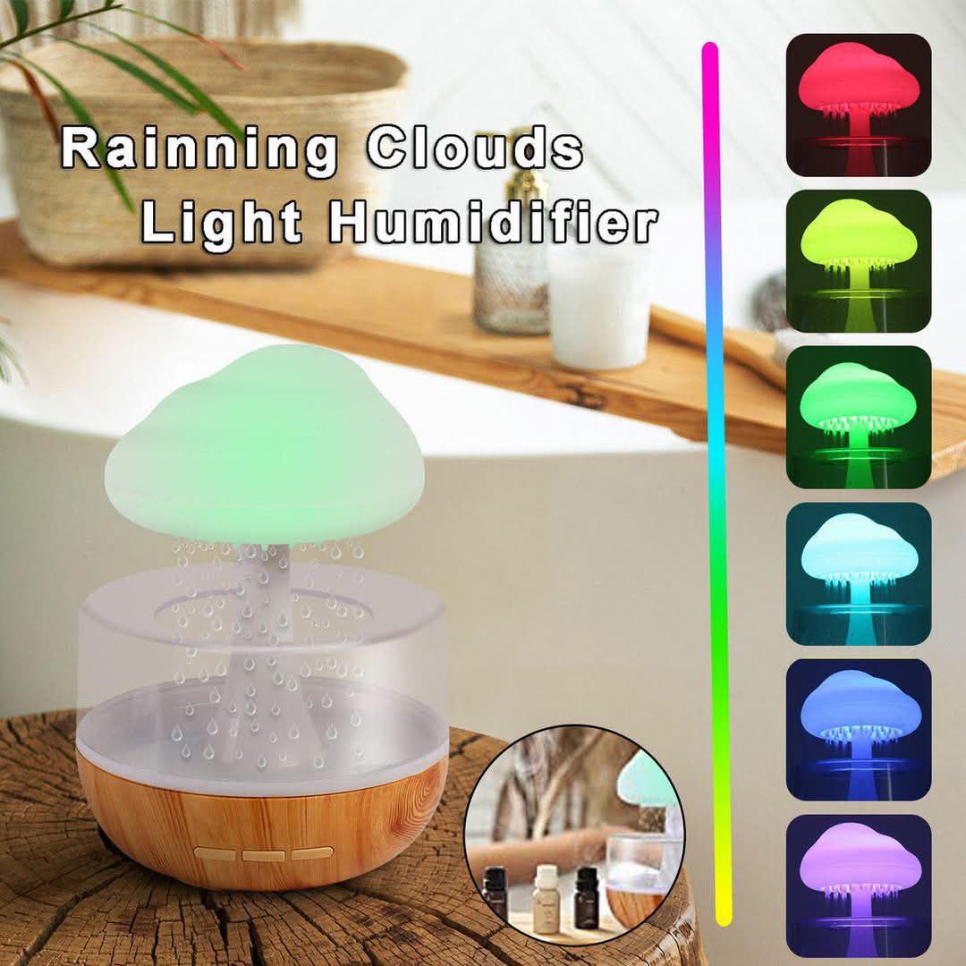 Rain Cloud Humidifier Lamp