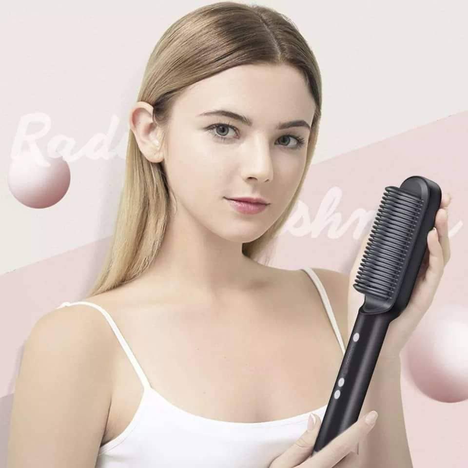 2in1 Hair Straight Comb Hair straightener