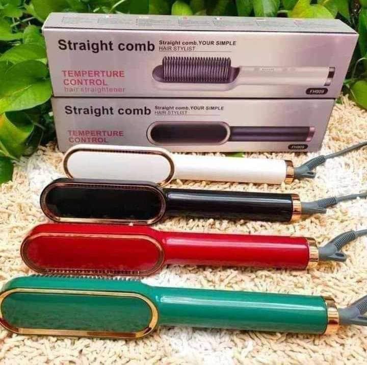 2in1 Hair Straight Comb Hair straightener