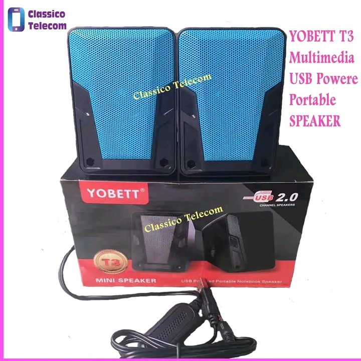 Yobett T3 Multimedia Usb Powered Portable Notebook / Computer Mini Speaker, Usb 2.0 – Bluetooth Speaker – Bluetooth Speaker
