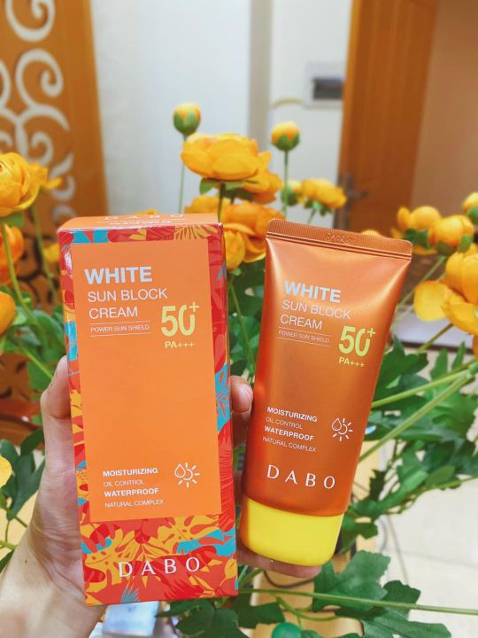 DABO White Sunblock Cream Power Sun Shield 50+ PA+++ 70ml