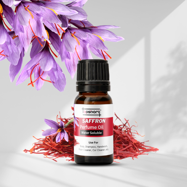 Opshori Saffron Perfume Oil, Use for making Candle, Attor, Perfume, Air Freshener, Handcrafts, etc. 10ml