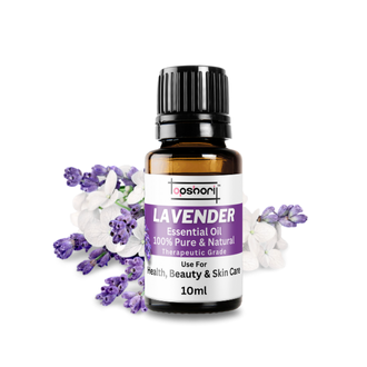 Opshori Lavender Essential Oil 100% Pure Natural and Organic Use For Health Hair Beauty Skin Candle Soap Aromatherapy Cosmetic and Medicinal Use 10ml