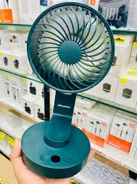 ?? ????_ Awei F34 Strong Wind Air Circulation Wide Angle Night Lamp Fan 4000mAh