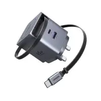 UGREEN X615 (65826) 65W GaN Fast Charger with Retractable Cable