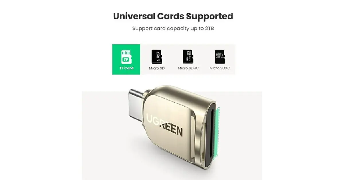 UGREEN CM331 (80124) USB-C TF 3.0 Card Reader