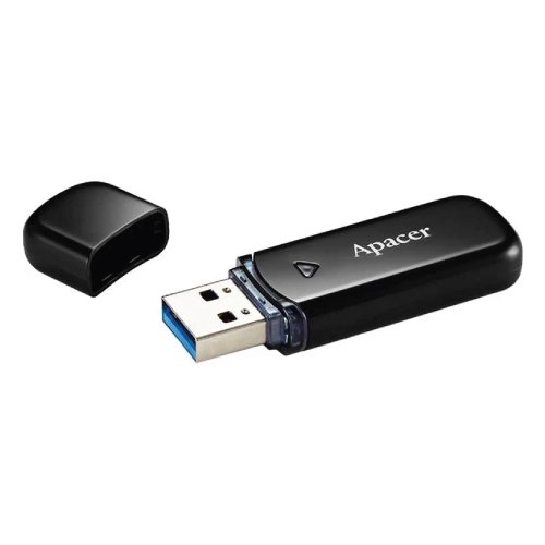 Apacer AH355 64GB, USB 3.2 Gen 1 Flash Drive Black