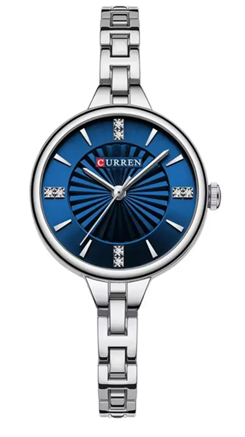 Curren 9097 Women’s Watch-Silver Blue