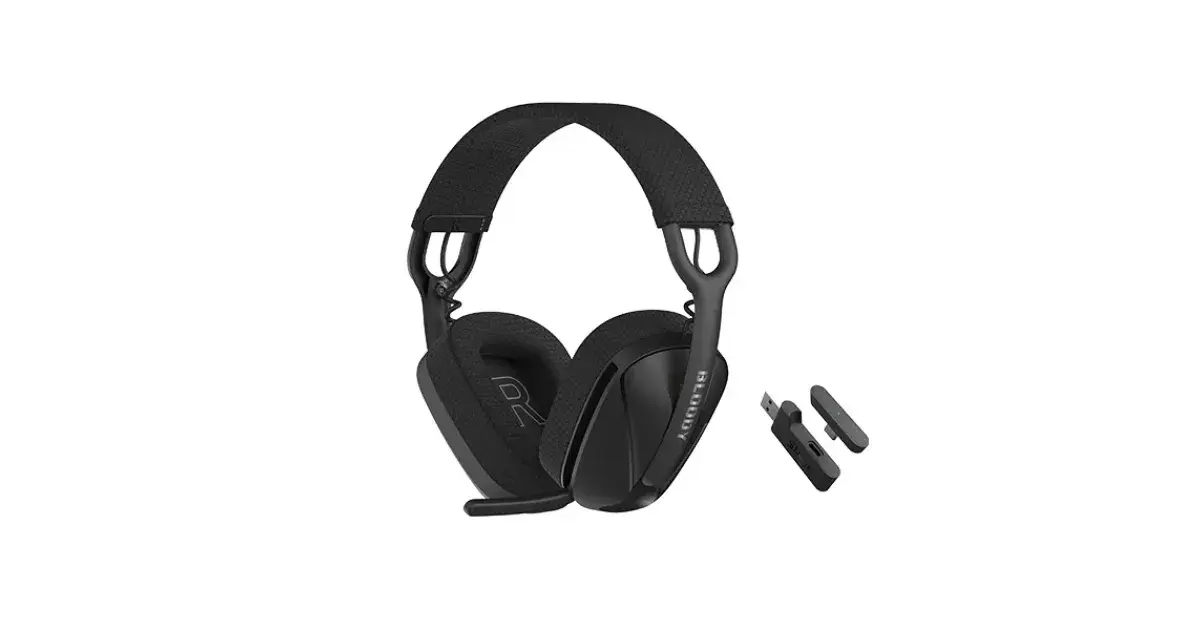 A4tech Bloody GR285 Bluetooth Wireless & Wired Noise Cancelling Gaming Headphone - Black