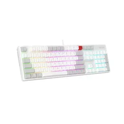 A4Tech Bloody B230N Neon Illuminate Lighting USB Gaming Keyboard - White