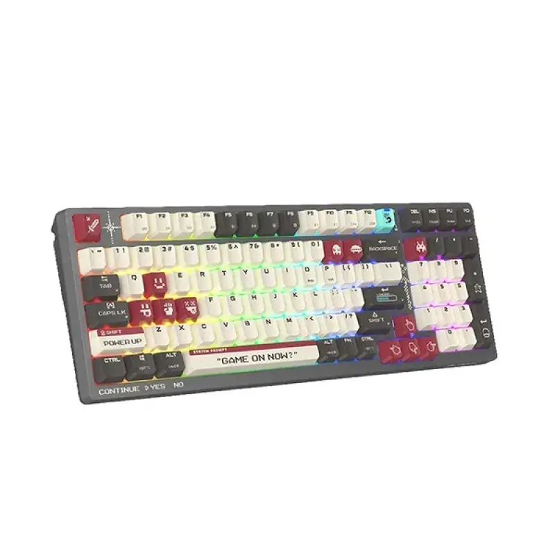 A4Tech Bloody WS98 PIXELS RED RGB BLMS Red Switch Wireless Mechanical Gaming Keyboard