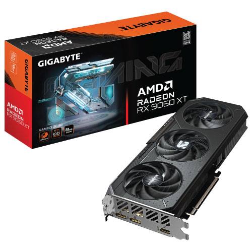 GIGABYTE Radeon RX 9060 XT GAMING OC 8GB GDDR6 Graphics Card