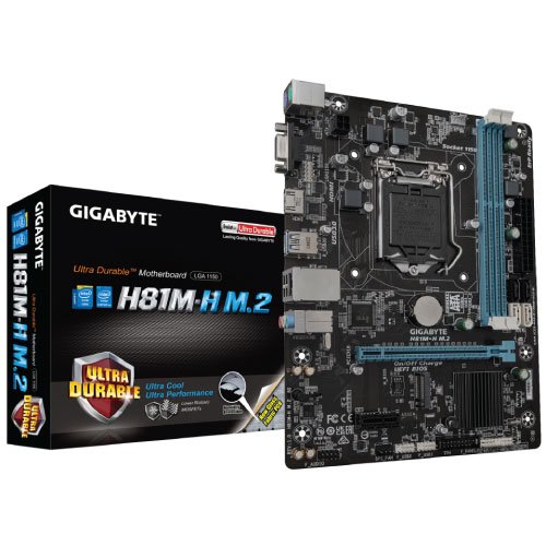 Gigabyte Intel GA-H81M-H M.2 DDR3 Motherboard