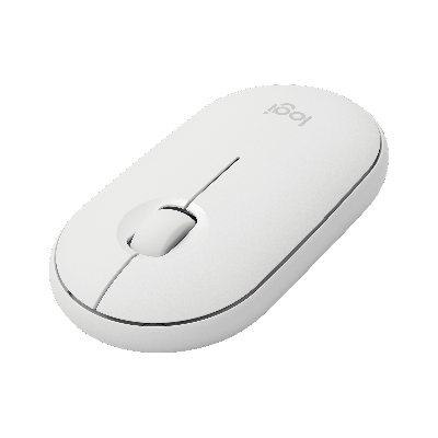Logitech M350 Pebble Wireless Mouse Off-White