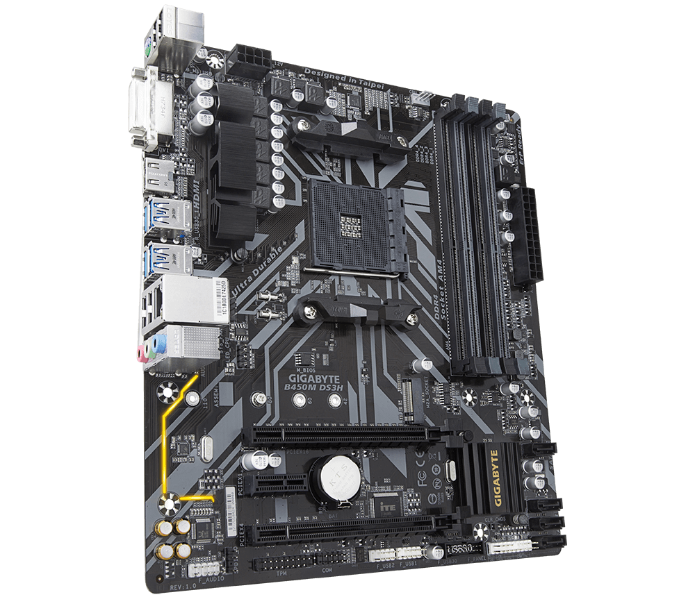 Gigabyte AMD Chipset B450M DS3H Motherboard