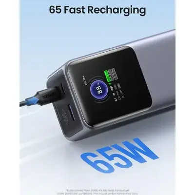 UGREEN PB723 (55365B) 130W Power Bank with Built-in Cable