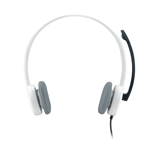 Logitech H150 Stereo Headset with Dual 3.5mm Jacks White