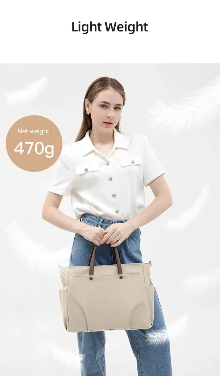 Women's Tote Bag Large Capacity 14 Inch & 15.6 Inch Laptop Shoulder Bag, Single Shoulder Handbag Crossbody Work Tote Bag