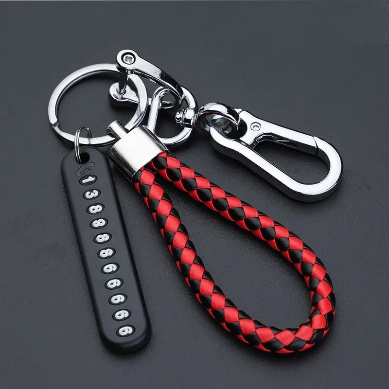 Special Phone Number Anti-Lost Phone Number Key Ring Keychain for Car and Motorbike