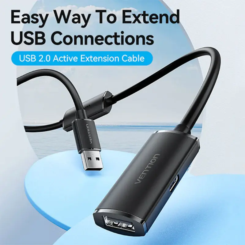Vention CBKBQ USB 2.0 Type-A Male to Female Extension Cable - 20M