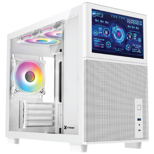 Xtreme D777W Mid Tower Casing With 7-inch Display
