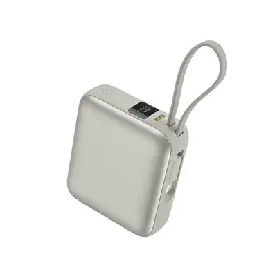 VENTION FHEN0 35W 10000mAh Mini Power Bank with Built-in USB-C Cable