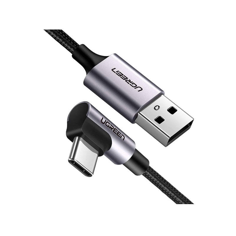 UGREEN Right Angle USB-A to Lightning Cable 1m
