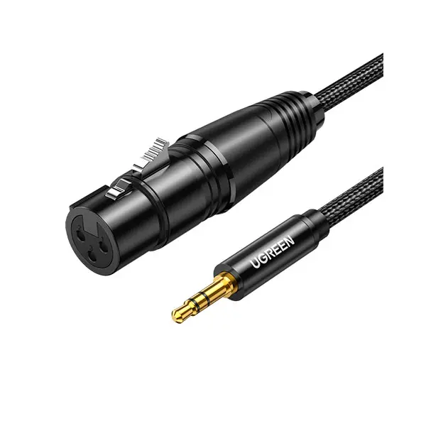 Ugreen AV182 (20763) 3.5mm 3-Pole to XLR Audio Cable - 1M