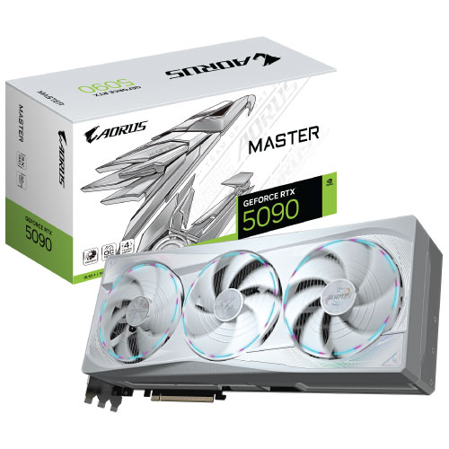 GIGABYTE AORUS GeForce RTX 5090 MASTER ICE 32G GDDR7 Graphics Card