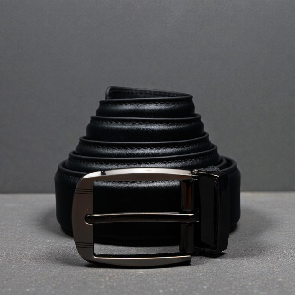 Zays Handcrafted Leather Belt for Men - Full-Grain Cowhide Adjustable Fit Stylish and Long-Lasting Designed for Office Traditional and Casual Use - Sweat-Resistant Anti-Crack Build Ideal for Daily Wea