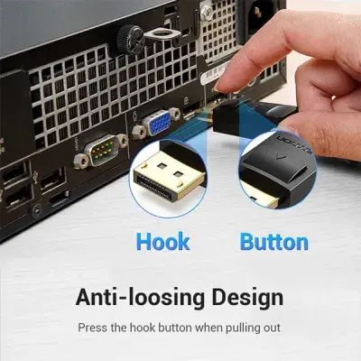 Vention HAFBG DisplayPort to DVI Cable - 1.5M