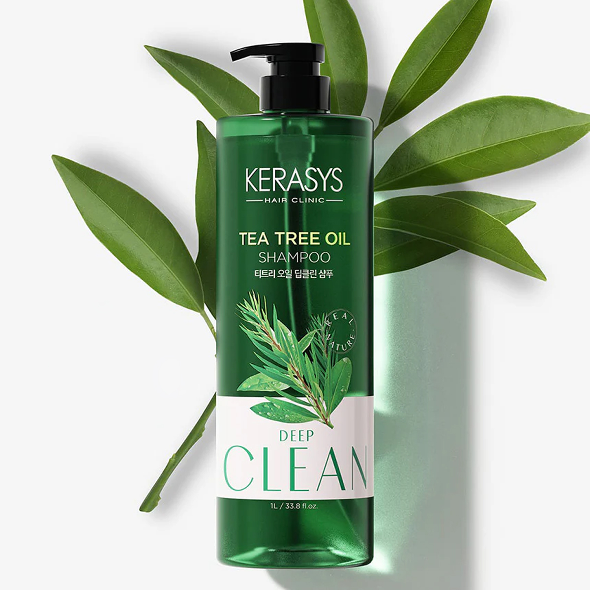 Kerasys Hair Clinic Tea Tree Oil Shampoo 1L