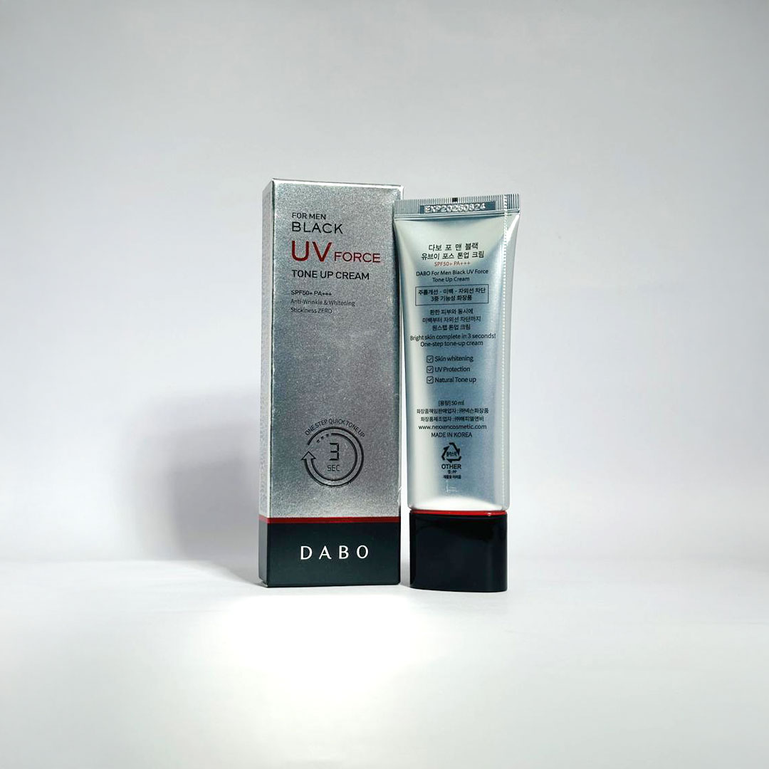 Dabo For Men Black UV Force Tone Up Cream SPF 50+ PA+++ 50 ml